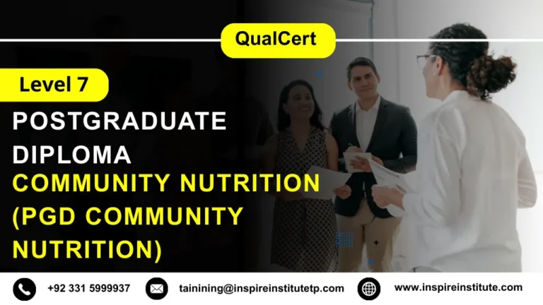 QualCert Level 7 Postgraduate Diploma in Community Nutrition (PgD Community Nutrition)