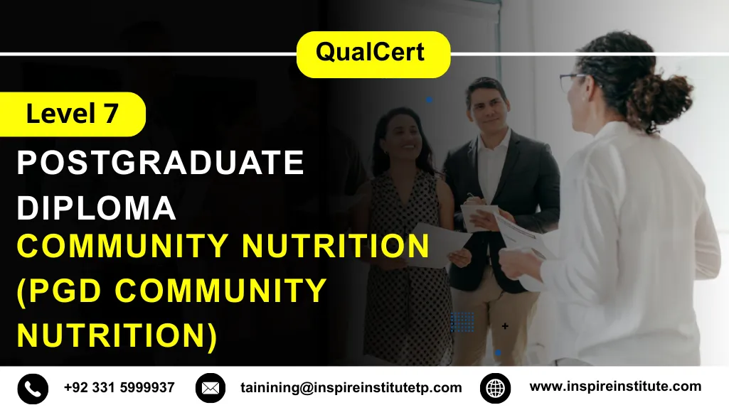 QualCert Level 7 Postgraduate Diploma in Community Nutrition (PgD Community Nutrition)