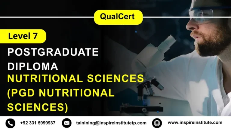 QualCert Level 7 Postgraduate Diploma in Nutritional Sciences (PgD Nutritional Sciences)