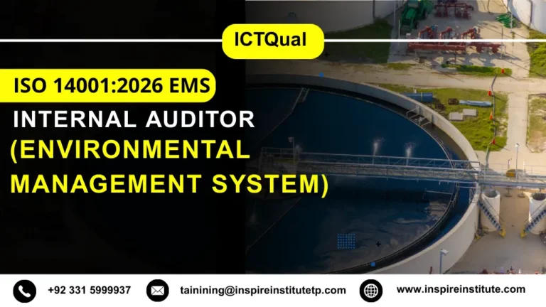 ICTQual ISO 14001:2026 EMS (Environmental Management System) Internal Auditor Course
