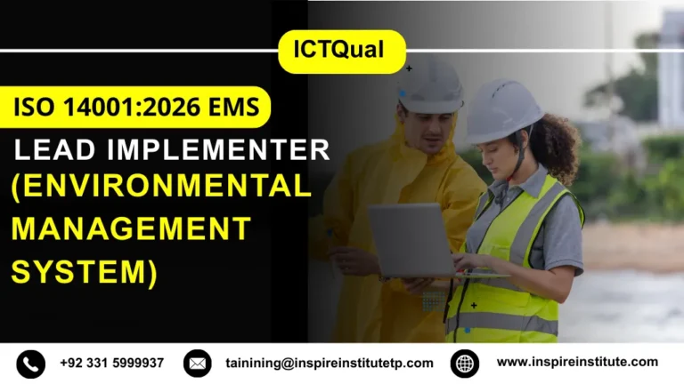 ICTQual ISO 14001:2026 EMS (Environmental Management System) Lead Implementer Course
