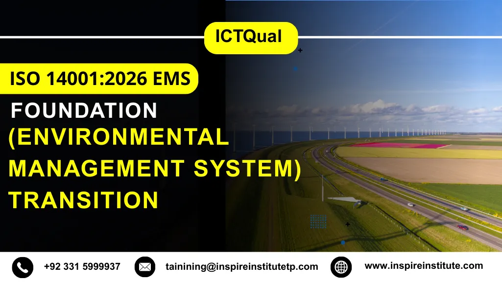 QualCert ISO 14001:2026 EMS (Environmental Management System) Transition Internal Auditor Course