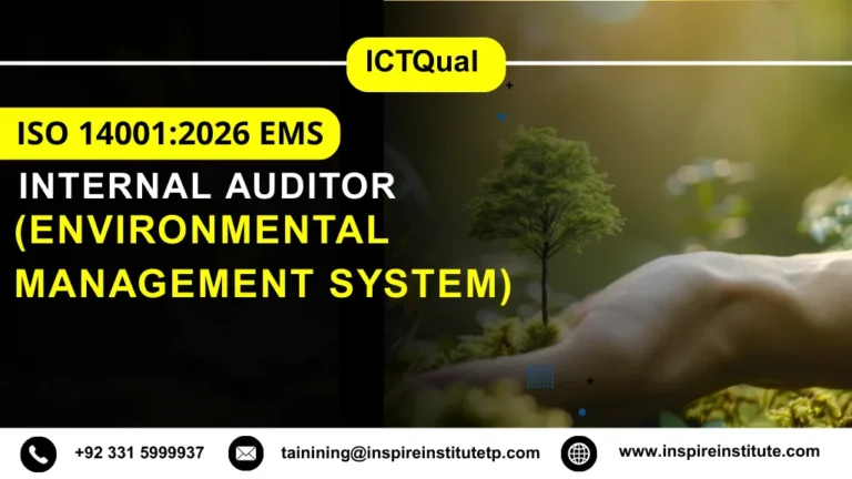 LICQual ISO 14001:2026 EMS (Environmental Management System) Internal Auditor Course