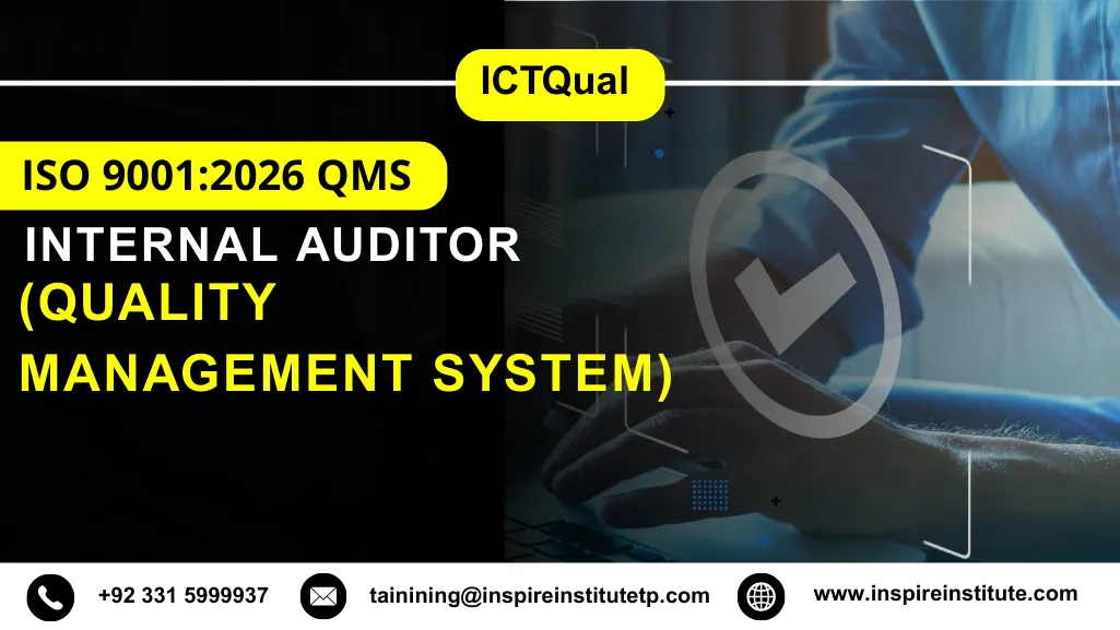 LICQual ISO 9001:2026 QMS (Quality Management System) Internal Auditor Course