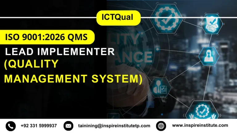 LICQual ISO 9001:2026 QMS (Quality Management System) Lead Implementer Course
