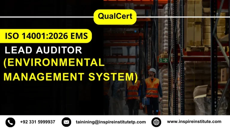 QualCert ISO 14001:2026 EMS (Environmental Management System) Lead Auditor Course