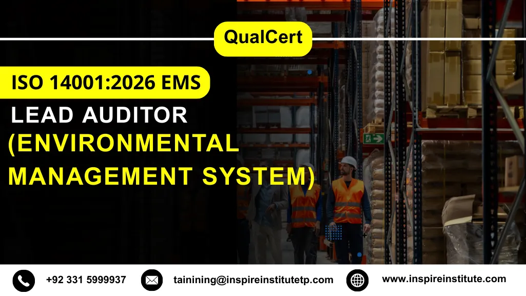 QualCert ISO 14001:2026 EMS (Environmental Management System) Lead Auditor Course