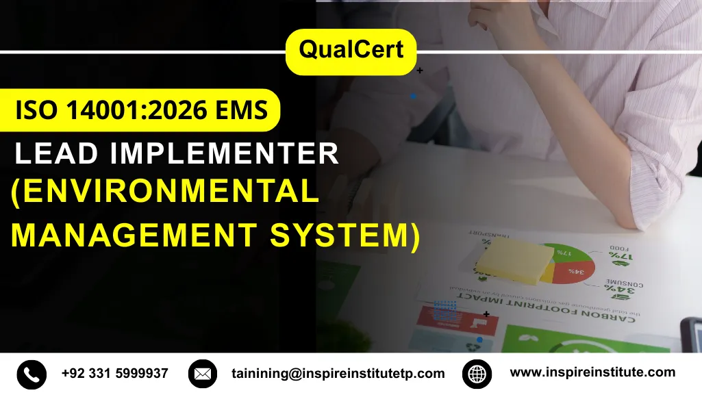 QualCert ISO 14001:2026 EMS (Environmental Management System) Lead Implementer Course