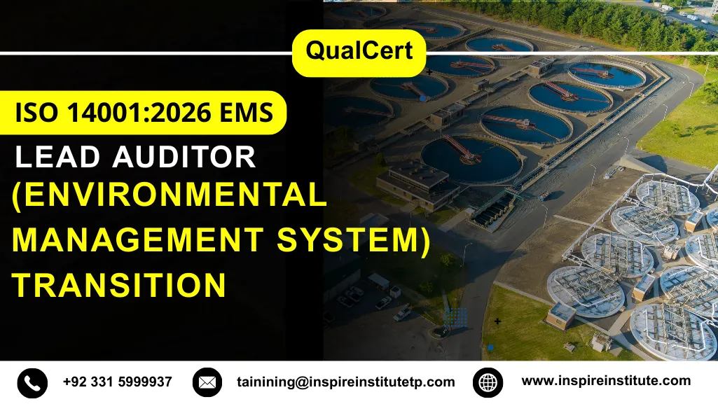 QualCert ISO 14001:2026 EMS (Environmental Management System) Transition Lead Auditor Course
