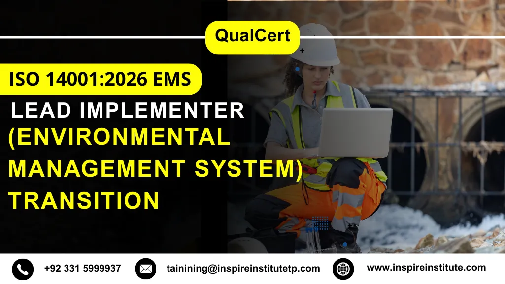 QualCert ISO 14001:2026 EMS (Environmental Management System) Transition Lead Implementer Course
