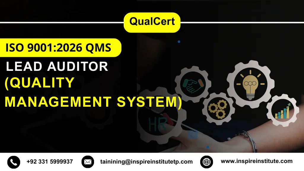 QualCert ISO 9001:2026 QMS (Quality Management System) Lead Auditor Course