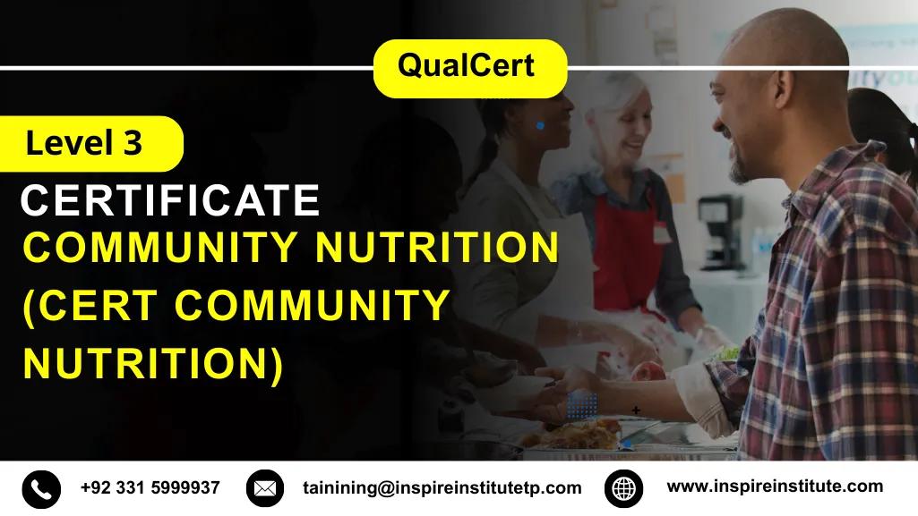 QualCert Level 3 Certificate in Community Nutrition (Cert Community Nutrition)