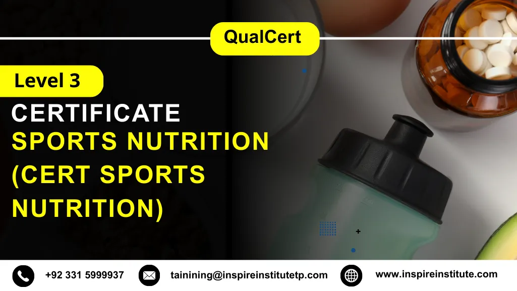 QualCert Level 3 Certificate in Sports Nutrition (Cert Sports Nutrition)