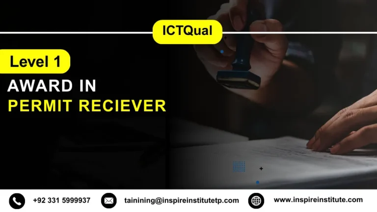 ICTQual Level 1 Award in Permit Reciever