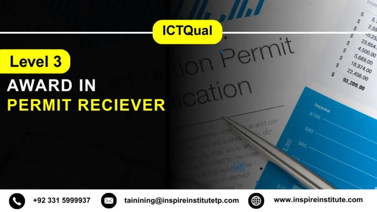 ICTQual Level 3 Award in Permit Reciever
