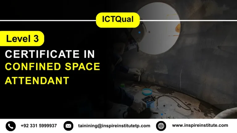 ICTQual Level 3 Certificate in Confined Space Attendant