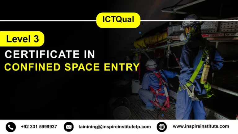 ICTQual Level 3 Certificate in Confined Space Entry
