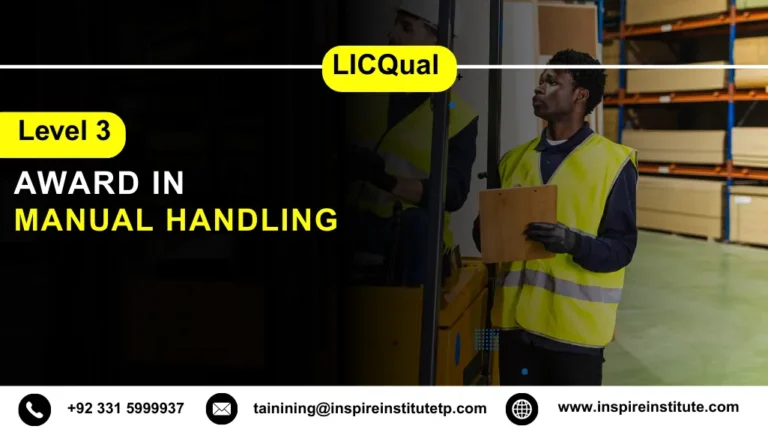 LICQual Level 3 Award in Manual Handling