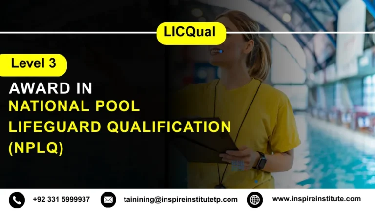 LICQual Level 3 Award in National Pool Lifeguard Qualification (NPLQ)