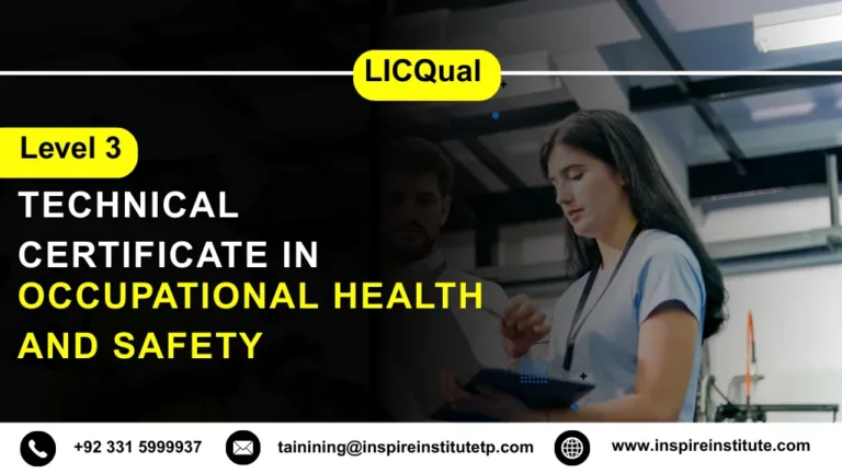 LICQual Level 3 Technical Certificate in Occupational Health and Safety