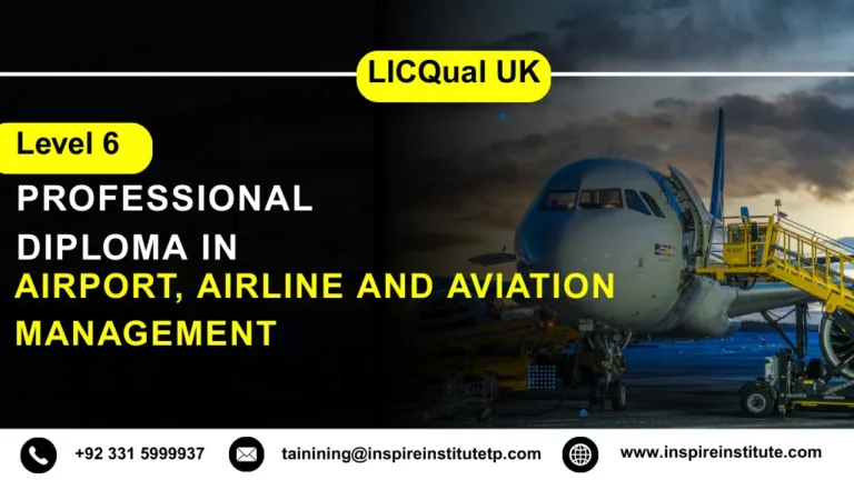 LICQual UK Level 3 Certificate in Airport, Airline and Aviation Safety