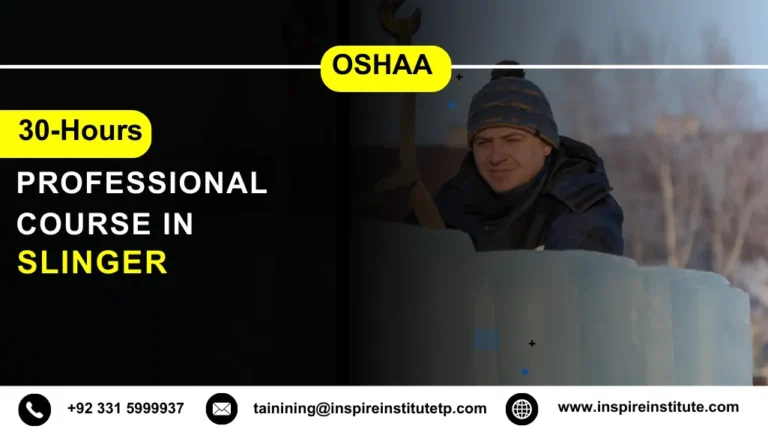 OSHAA Slinger Professional Course 30 Hours