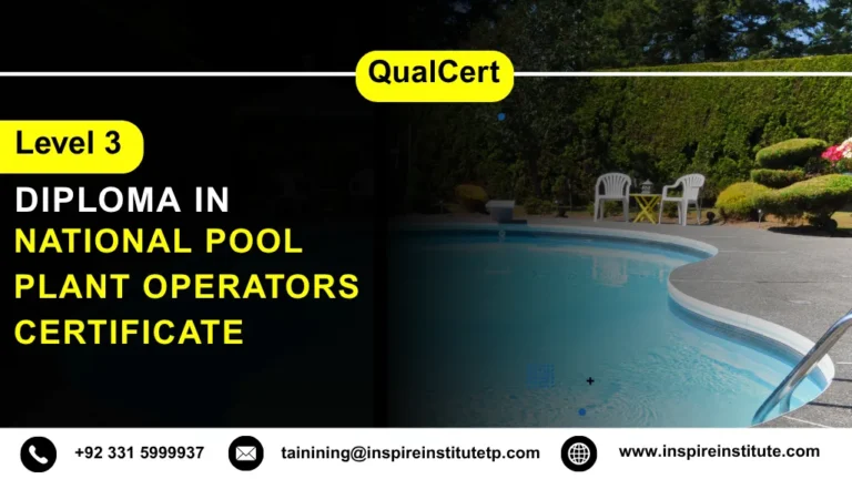 QualCert Level 3 Diploma in National Pool Plant Operators Certificate