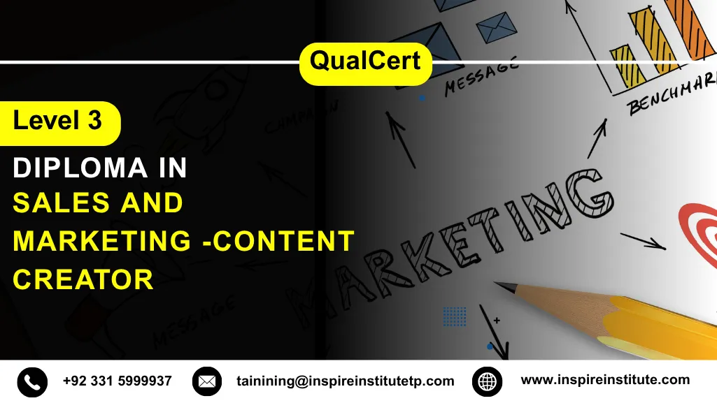 QualCert Level 3 Diploma in Sales and Marketing -Content Creator 8 QualCert Level 3 Diploma in Sales and Marketing -Content Creator