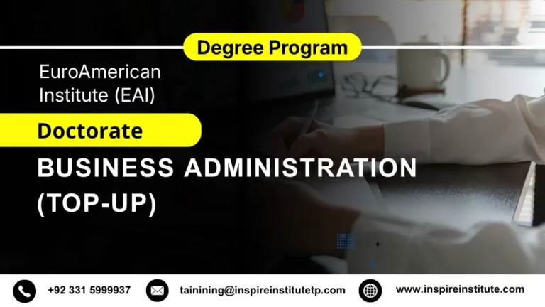 Doctorate in Business Administration (Top-up)