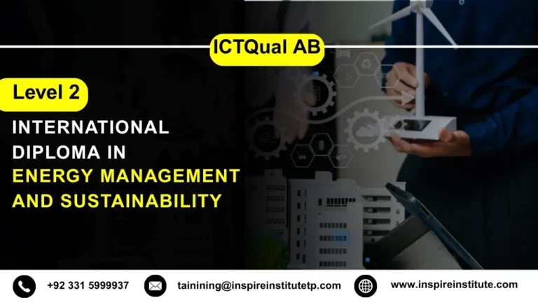 ICTQual AB Level 2 International Diploma in Energy Management and Sustainability