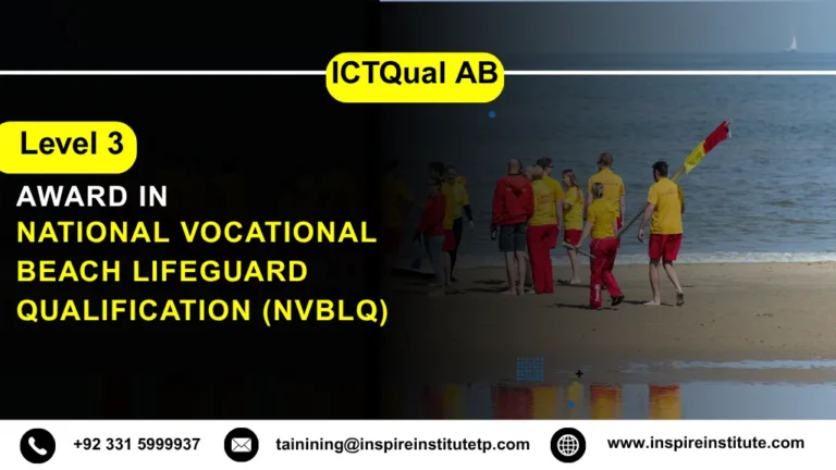 ICTQual AB Level 3 Award in National Vocational Beach Lifeguard Qualification (NVBLQ)