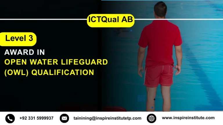 ICTQual AB Level 3 Award in Open Water Lifeguard (OWL) Qualification