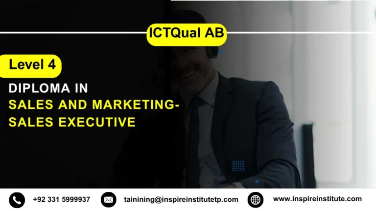 ICTQual AB Level 4 Diploma in Sales and Marketing-Sales Executive