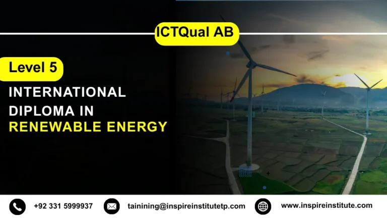 ICTQual AB Level 5 International Diploma in Renewable Energy