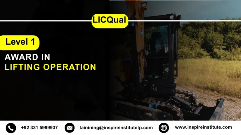 LICQual Level 1 Award in Lifting Operation