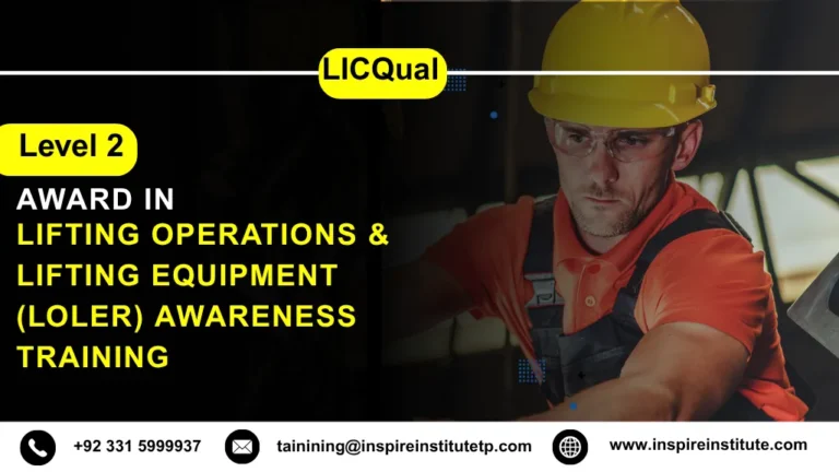 LICQual Level 2 Award in Lifting Operations & Lifting Equipment (LOLER) Awareness Training