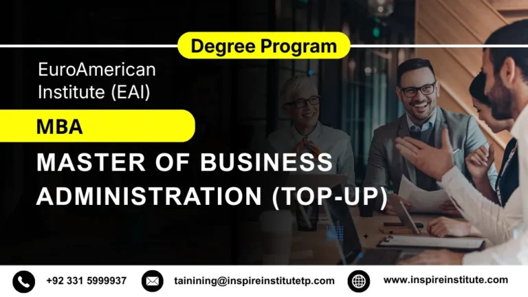 Master of Business Administration (Top-up)
