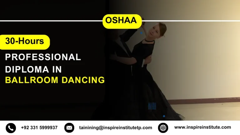 OSHAA 30-Hours Professional Diploma in Ballroom Dancing