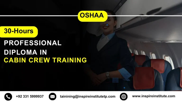 OSHAA 30-Hours Professional Diploma in Cabin Crew Training