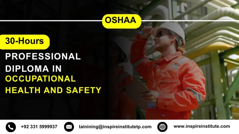 OSHAA 30-Hours Professional Diploma in Occupational Health and Safety
