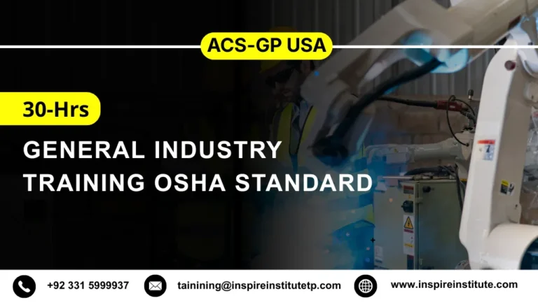 ACS-GP USA 30-Hrs General Industry Training OSHA Standard