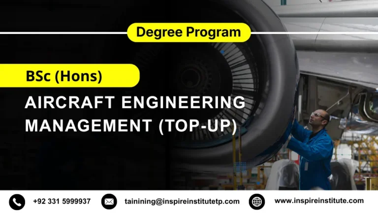 BSc (Hons) Aircraft Engineering Management (Top-up)
