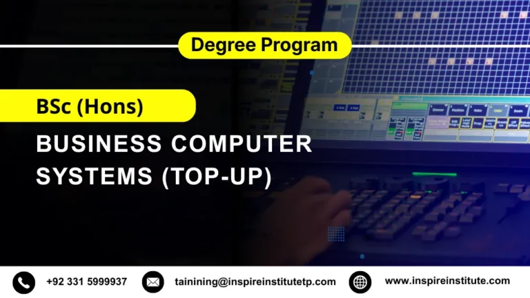 BSc (Hons) Business Computer Systems (Top-up)