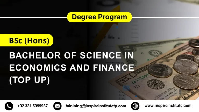 BSc (Hons) Economics and Finance ( Top up )
