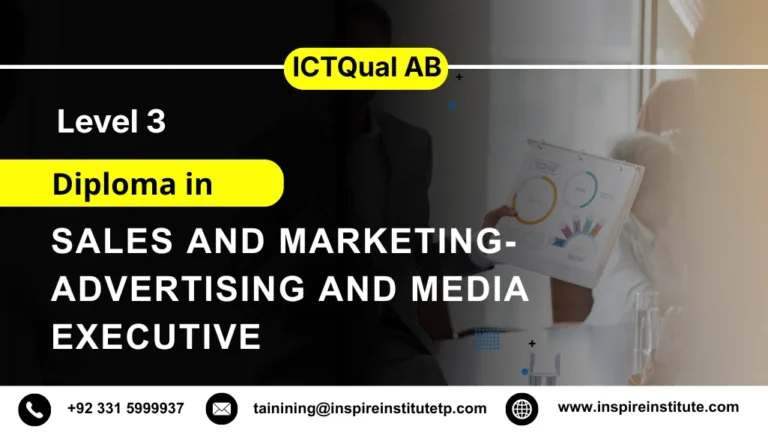 ICTQual AB Level 3 Diploma in Sales and Marketing-Advertising and Media Executive