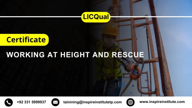 LICQual Certificate in Working at Height and Rescue
