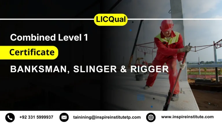 LICQual Combined Level 1 Certificate in Banksman, Slinger & Rigger 4 LICQual Combined Level 1 Certificate in Banksman, Slinger & Rigger