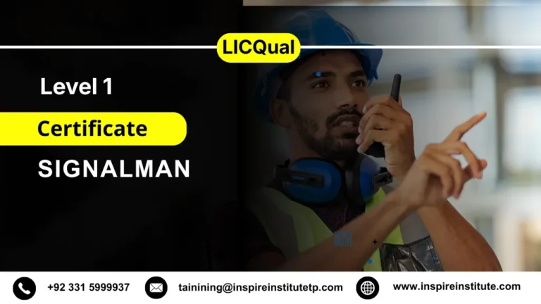 LICQual Level 1 Certificate in Signalman