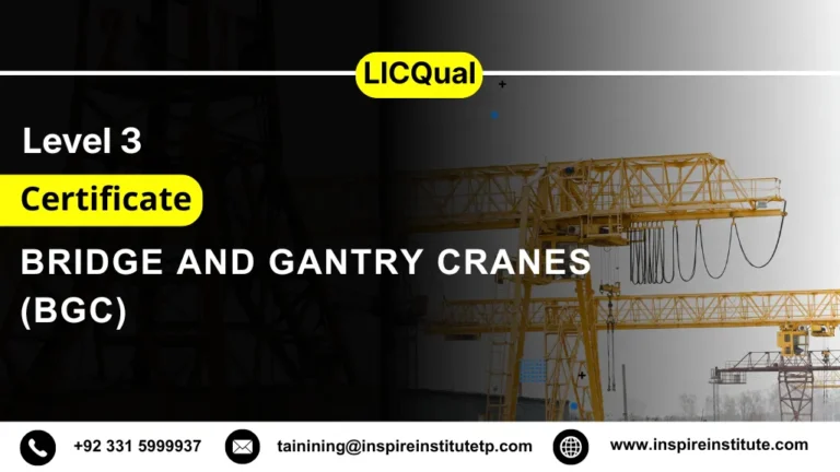 LICQual Level 3 Certificate in Bridge and Gantry Cranes (BGC) 7 LICQual Level 3 Certificate in Bridge and Gantry Cranes (BGC)