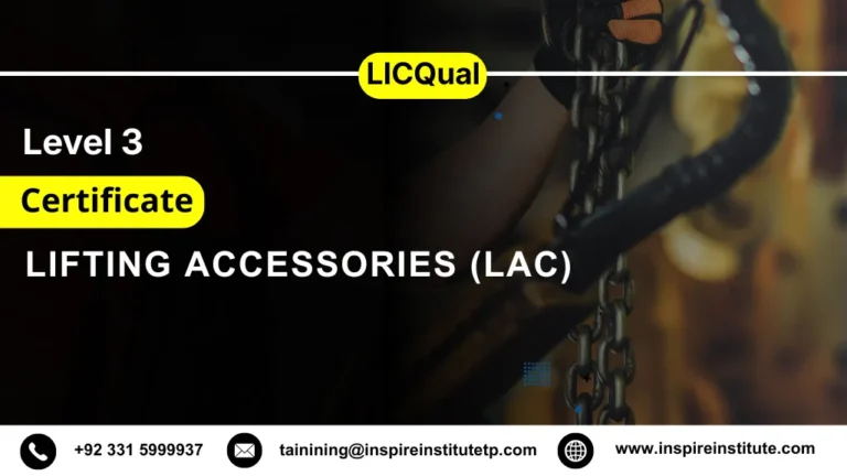 LICQual Level 3 Certificate in Lifting Accessories (LAC)